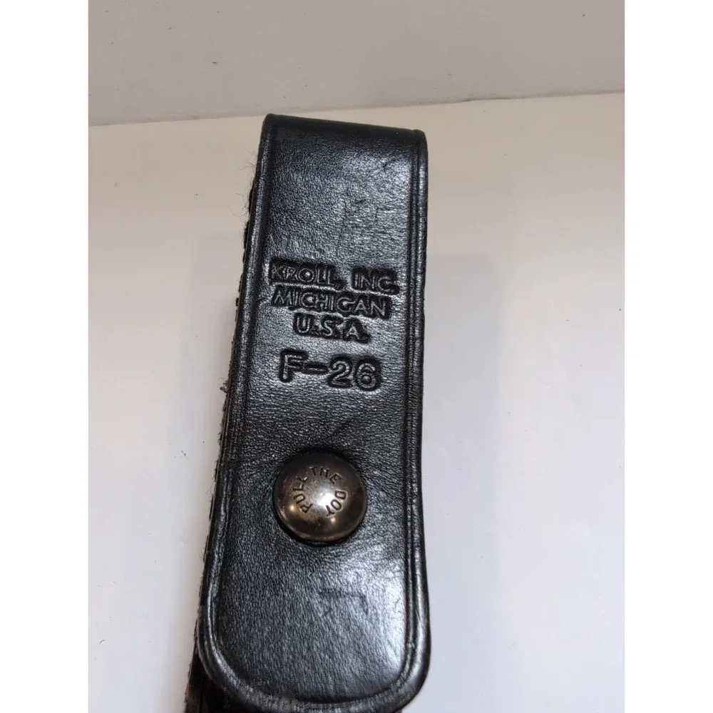 Vintage Kroll Inc Tactical Police Issue Baton/Flashlight Holster F-26 USA